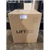 Image 1 : NEW IN BOX LIFT FURNITURE & DECOR SMOKED OAK/GOLD SIDE TABLE