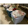 Image 2 : 4 BINS OF ASSORTED COLLECTIBLE VINTAGE DOLL CLOTHING
