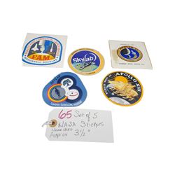 NASA STICKERS (5)