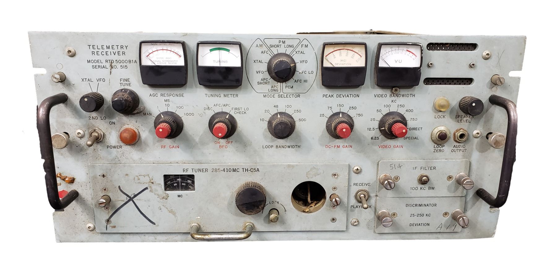 NASA APOLLO TELEMETRY RECEIVER