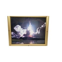 NASA SPACE SHUTTLE TAKE OFF PHOTO