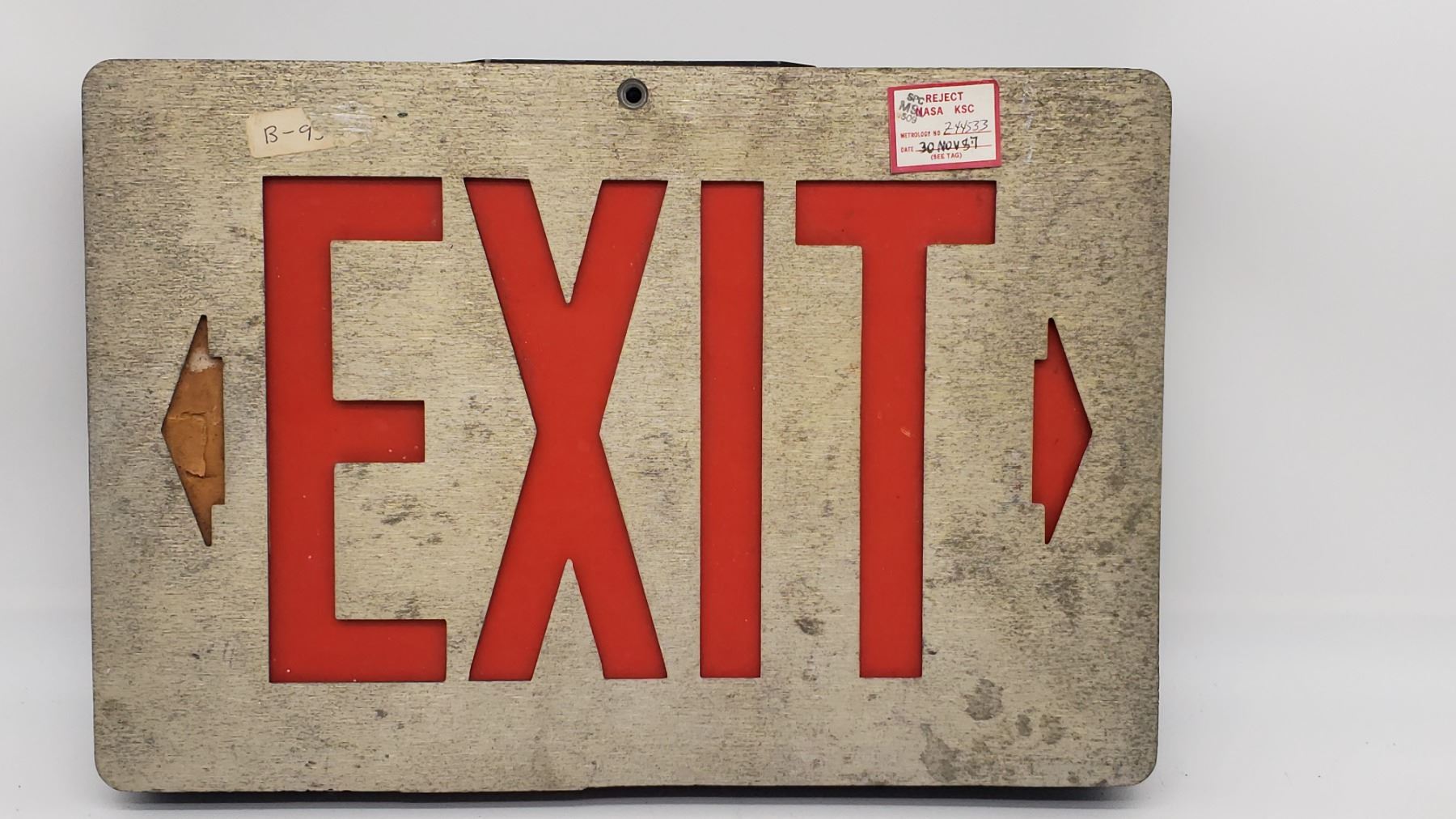 NASA USED EXIT SIGN