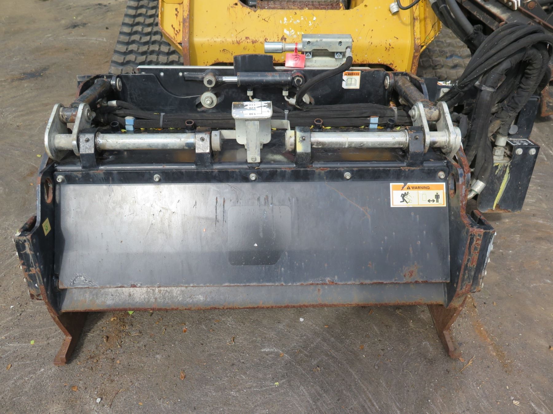 CAT PC412B Planer Skidsteer Attachment (Works - See Video)
