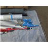 Image 8 : Contents of Pallet: Black Metal Folding Holders, Everlok 7 Sherlock Extension Poles