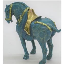 Limited Edition Signed Bronze Tang Horse Sculpture