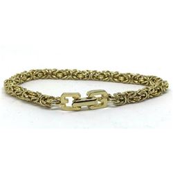 Vintage French GIVENCHY Gold Tennis Bracelet