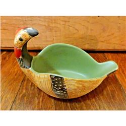 Mid-Century Modern Italian, Bitossi Pheasant Bowl