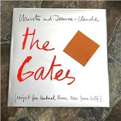 Christo & Jean-Claude, Central Park, New York, Signed The Gates Book & Artifact
