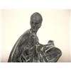 Image 5 : Vintage Metal Statue, Bookend, Roman Classical Man