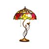 Image 1 : Colorful Stained Art Glass Table Lamp