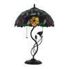 Image 2 : Colorful Stained Art Glass Table Lamp