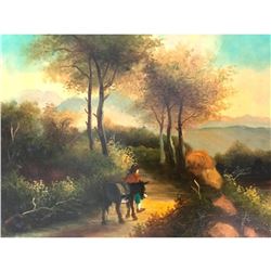 20thc Oil Painting, Landscape Scene