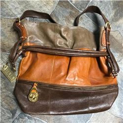 Large Size Leather, Steve Madden, Hobo Bucket, Tote Handbag Purse