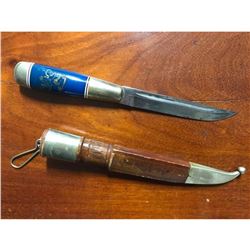 Vintage Finnish Puukko Hunting Knife & Sheath