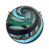 Image 2 : Modern Geometic Style Stained Glass Globe Hanging Panel