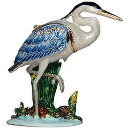 Little Blue Heron Trinket Jewel Box