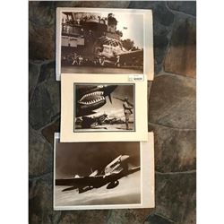 World War II Fighter Planes Septia Tone Photo Prints