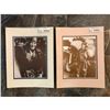 Image 1 : Famous Early 20th Century Aviators, Lindbergh & Earhart Sepia Tone Photo Prints