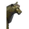 Image 3 : Signed Limited Edition Abstract Lion Cougar Bronze Sculpture