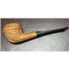 Image 1 : Hand-carved Wood Masonic Smoking Pipe
