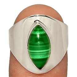 Malachite & Sterling Silver Ring