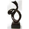 Image 5 : Geometric Abstraction Signed Modern Bronze Sculpture