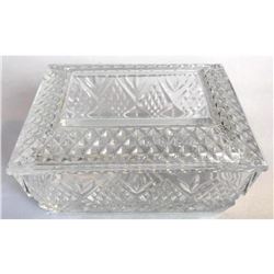 Vintage Crystal Trinket Dresser Box