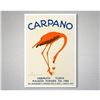 Image 1 : Carpano Vermuth Turin Pink Flamingo Poster Print