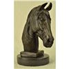 Image 4 : Bronze Horse Head Equestrian Sculpture