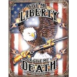 "Give Me Liberty" Vintage-style Pub Bar Metal Sign