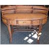 Image 1 : Palecek Asian Rattan Desk in Aesthetic Style #1405343