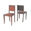 Image 1 : Set 4 French Art Deco Walnut Dining Chairs #1405490