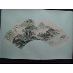 fine Chinese Fan Painting #1405985