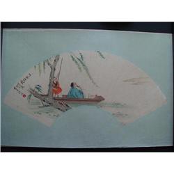 fine Chinese Fan Painting #1405986