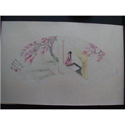 fine Chinese Fan Painting #1405991