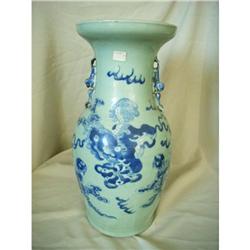 chinese blue and white porcelain vase #1406065