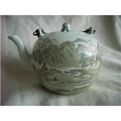 Chinese famille rose  teapot #1406073