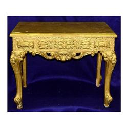 Detailed French Side Table Gilt Wood  #1406094