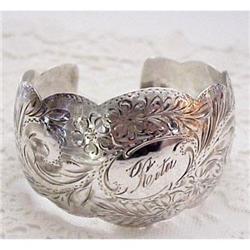 Edwardian Sterling Wide Bracelet - RITA #1424965