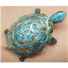 Image 1 : FILIGREE CLOISONNE STYLE BROOCH - TURTLE #1424980