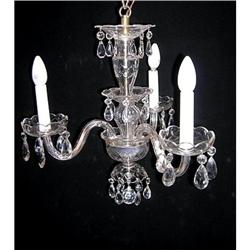 Italian Chandelier Murano Crystal 3 Lights #1425372