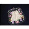 Image 1 : Antique petit point  purse with silver clasp #1425573