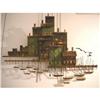 Image 1 : CURTIS JERE SEA/HARBOR SCENE  WALL SCULPTURE #1425730