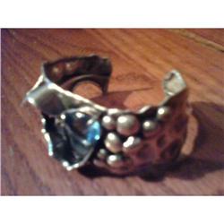 handwrought cuff bracelet/retails 375.00/15 ct #1440499