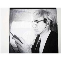 ANDY WARHOL  HAND SIGNED FOTO,  SELF PORTRAIT #1440508