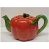 Image 1 : ANTIQUE FIGURAL RED TOMATO WARE  TEAPOT #1440587