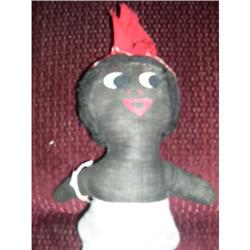 11" Black Cloth Painted Face #1440792