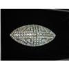Image 1 : Art Deco Rhinestones Duet Clip in Rhodiuim #1440960