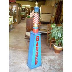 Neat Barber Pole Hat & Coat Rack #1458134