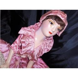 Antique Vintage BOUDOIR BED DOLL Million $ WOW #1458176